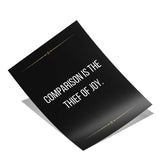 Comparison is the thief of joy - Poster