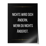 Nothing changes if nothing changes - Poster