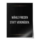Pick peace over pleasure - Poster