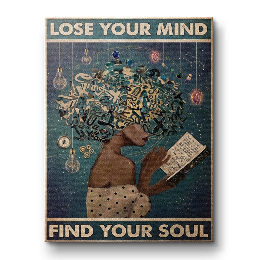 Lose your mind find your soul 12 - Leinwand