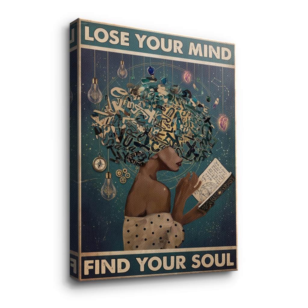 Lose your mind find your soul 12 - Leinwand