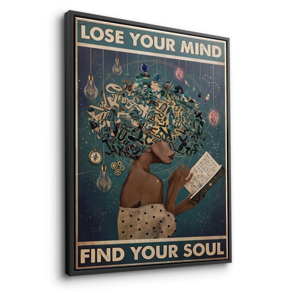 Lose your mind find your soul 12 - Leinwand