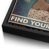 Lose your mind find your soul 12 - Leinwand