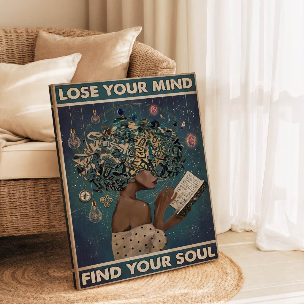 Lose your mind find your soul 12 - Leinwand