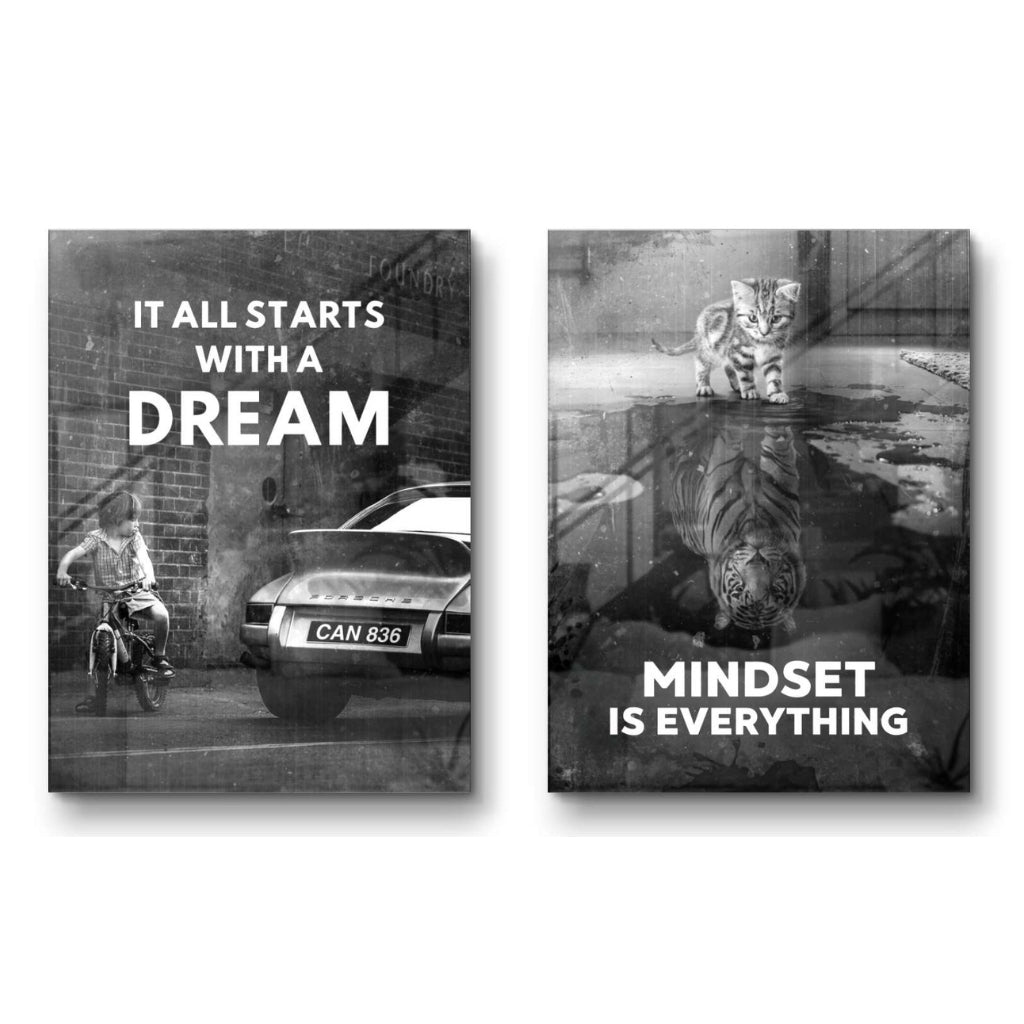 Motivation &amp; Mindset - Bundle - Acrylic Glass