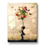 Flower Balloon - Acrylic Glass