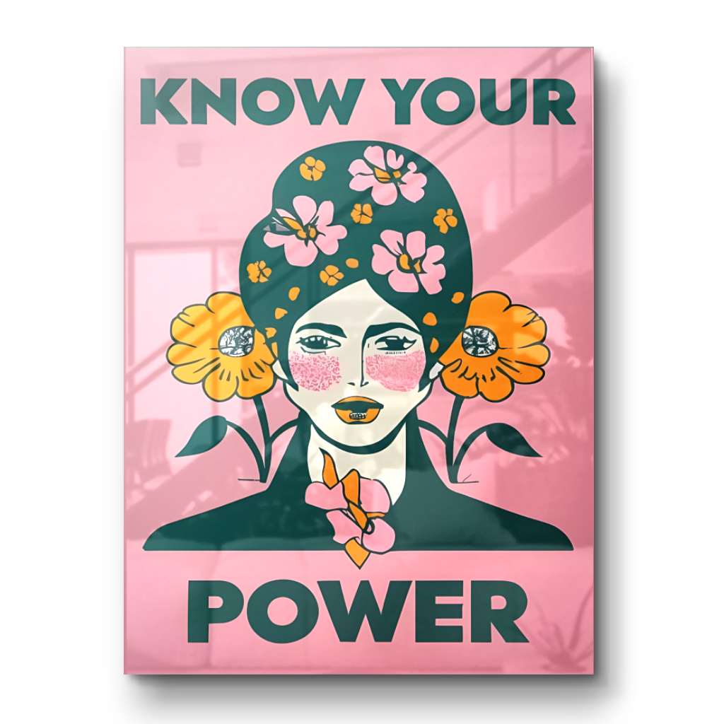 Know your power 1 - acrylic glass