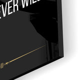 Fear kills more dreams than failure ever will - acrylic glass