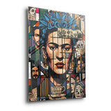 Frida Kahlo - Flora &amp; Art - Acrylic glass