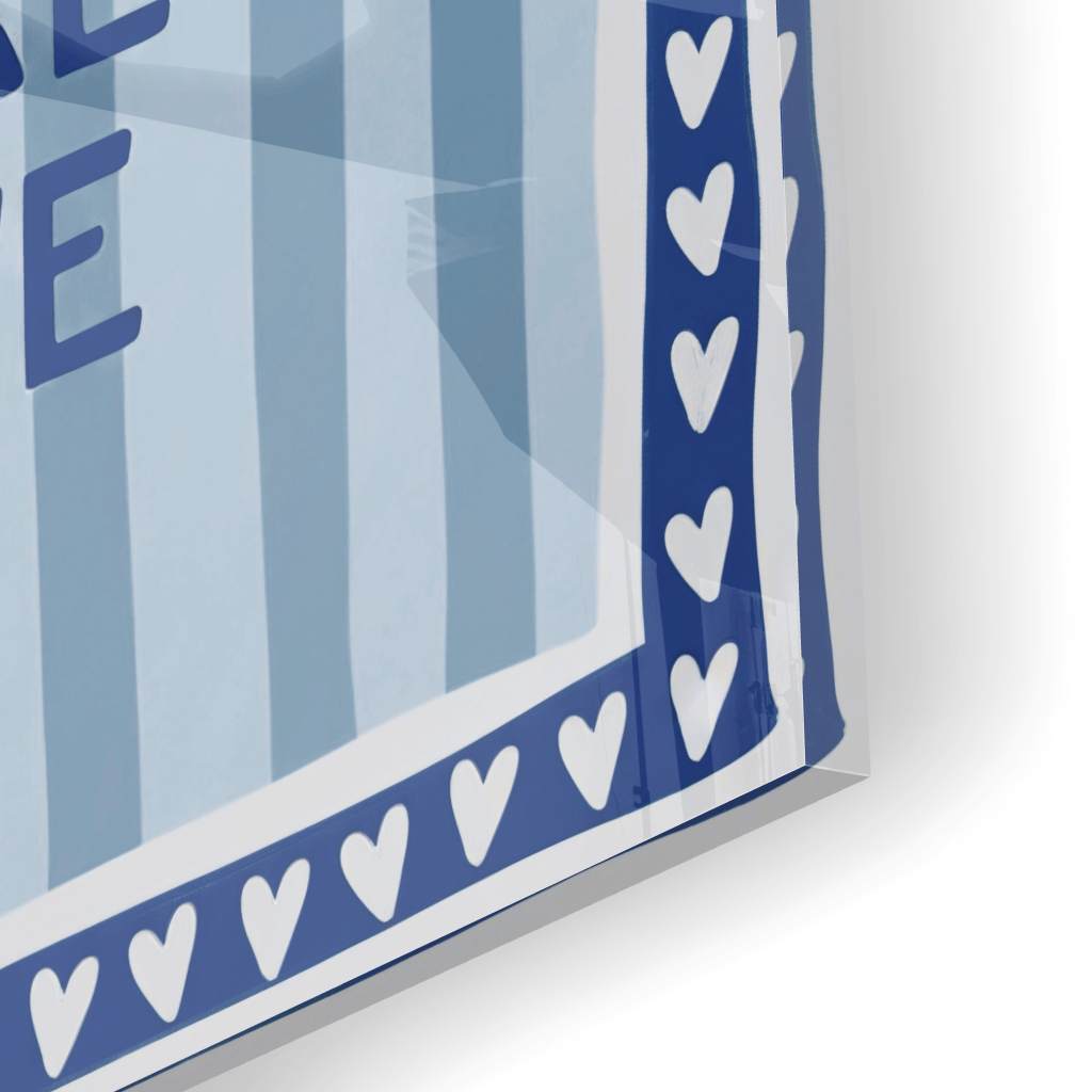 How lucky are we - Stripes - Acrylic glass