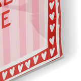 How lucky are we - Stripes - Acrylic glass