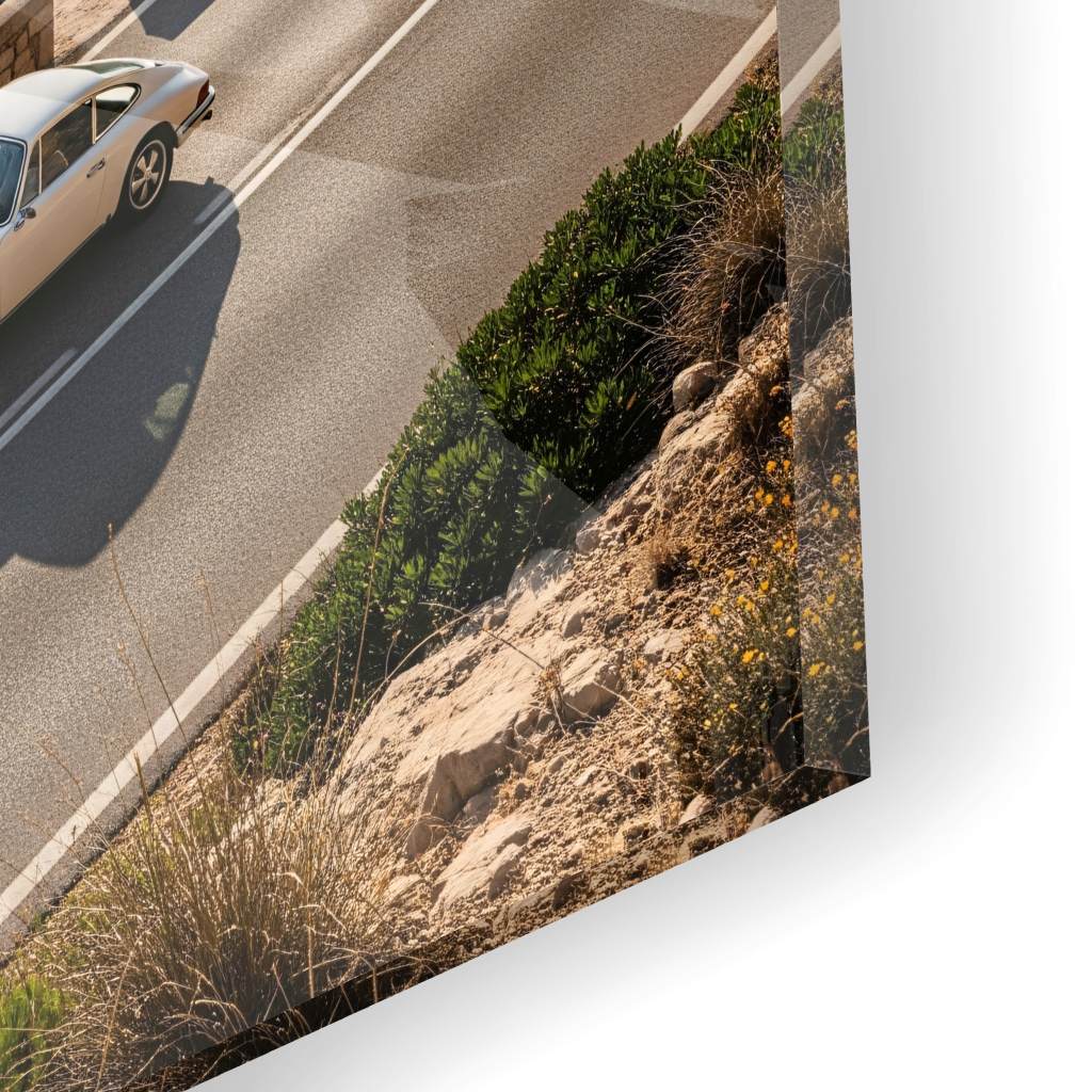 Porsche 911 - Côte amalfitaine - Verre acrylique