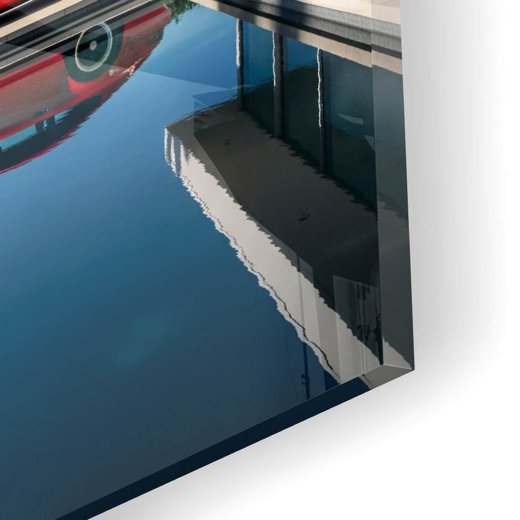 Porsche 911 rouge - verre acrylique