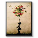 Flower Balloon - Canvas