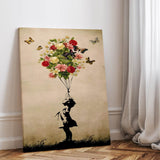 Flower Balloon - Canvas