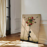 Flower Balloon - Canvas