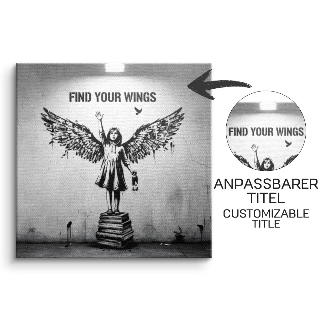 Find Your Wings - Leinwand