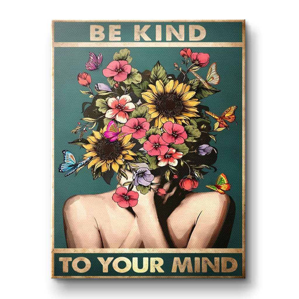Be kind to your mind 1 - canvas
