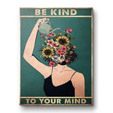 Be kind to your mind 2 - canvas