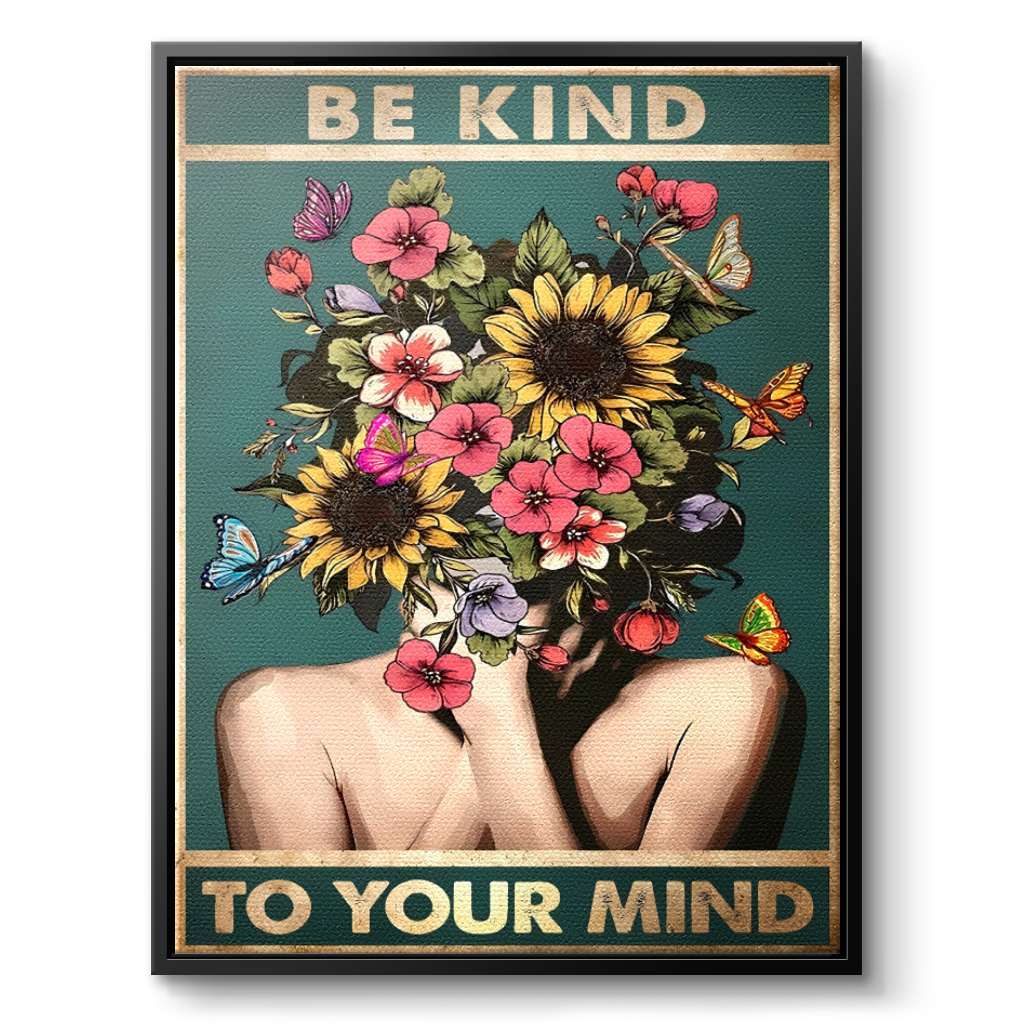 Be kind to your mind 1 - canvas