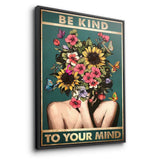 Be kind to your mind 1 - canvas
