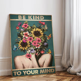 Be kind to your mind 1 - canvas