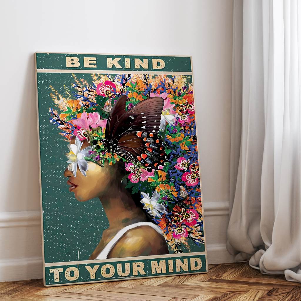 Be kind to your mind 5 - canvas