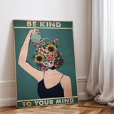 Be kind to your mind 2 - canvas