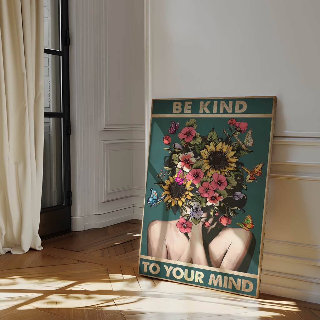 Be kind to your mind 1 - canvas