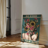 Be kind to your mind 1 - canvas