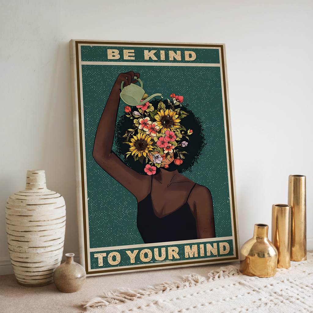 Be kind to your mind 3 - canvas
