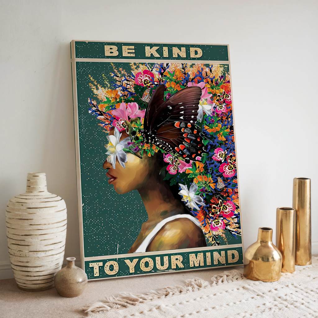 Be kind to your mind 5 - canvas