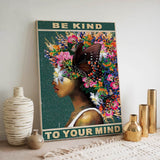 Be kind to your mind 5 - canvas
