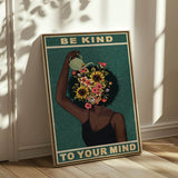 Be kind to your mind 3 - canvas