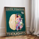 Grow positive thoughts 1 - Canvas