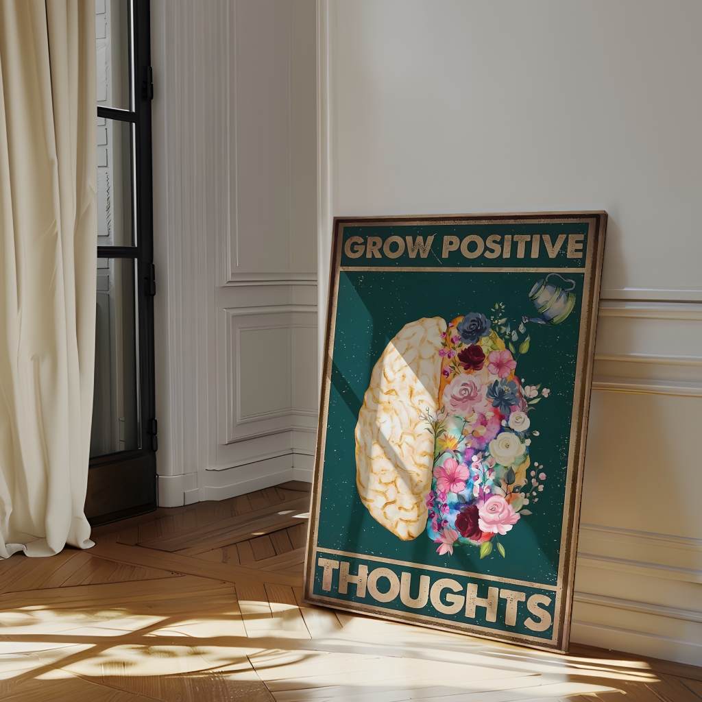 Grow positive thoughts 1 - Canvas