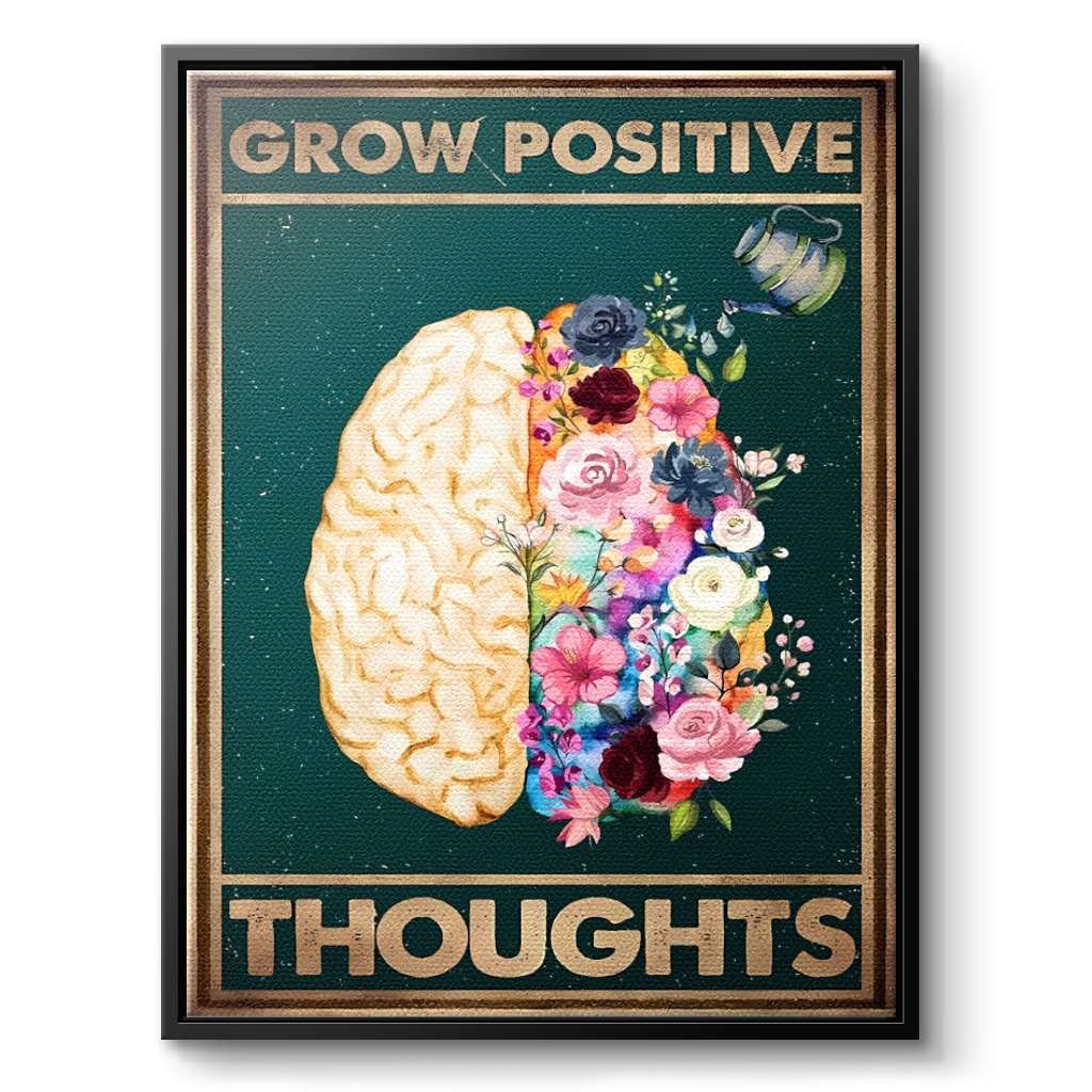 Grow positive thoughts 1 - Canvas