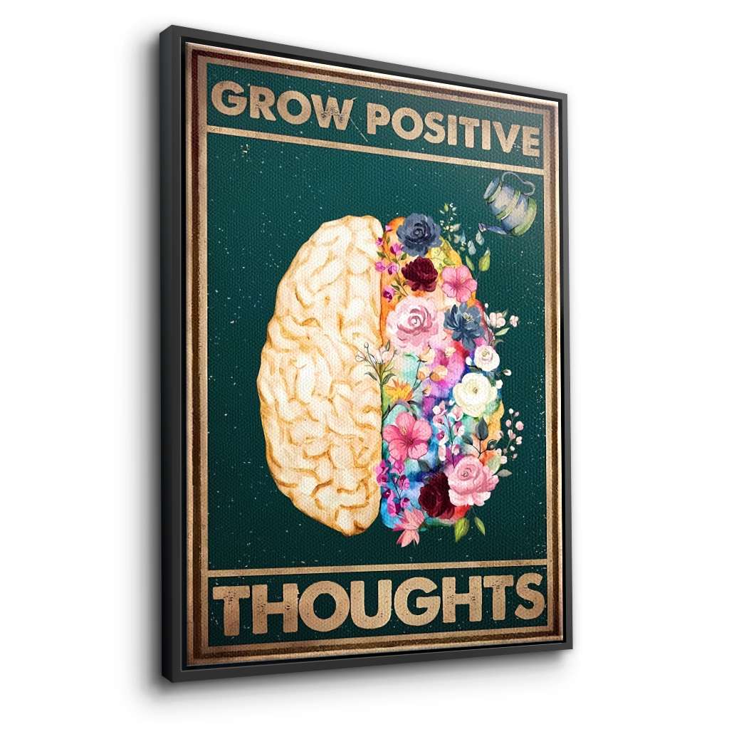 Grow positive thoughts 1 - Canvas