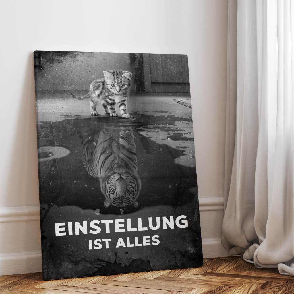 Mindset is everything #Tiger - canvas