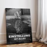 Mindset is everything #Tiger - canvas