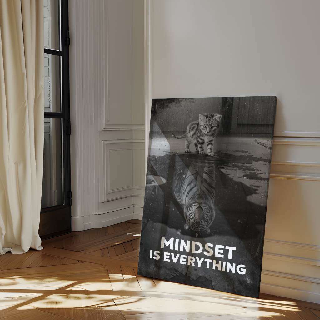 Mindset is everything #Tiger - canvas