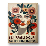 Treat people with kindness 4 - Canvas