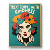 Treat people with kindness 3 - Canvas