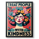 Treat people with kindness 2 - Canvas