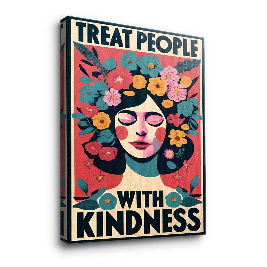 Treat people with kindness 2 - Canvas