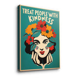 Treat people with kindness 3 - Canvas