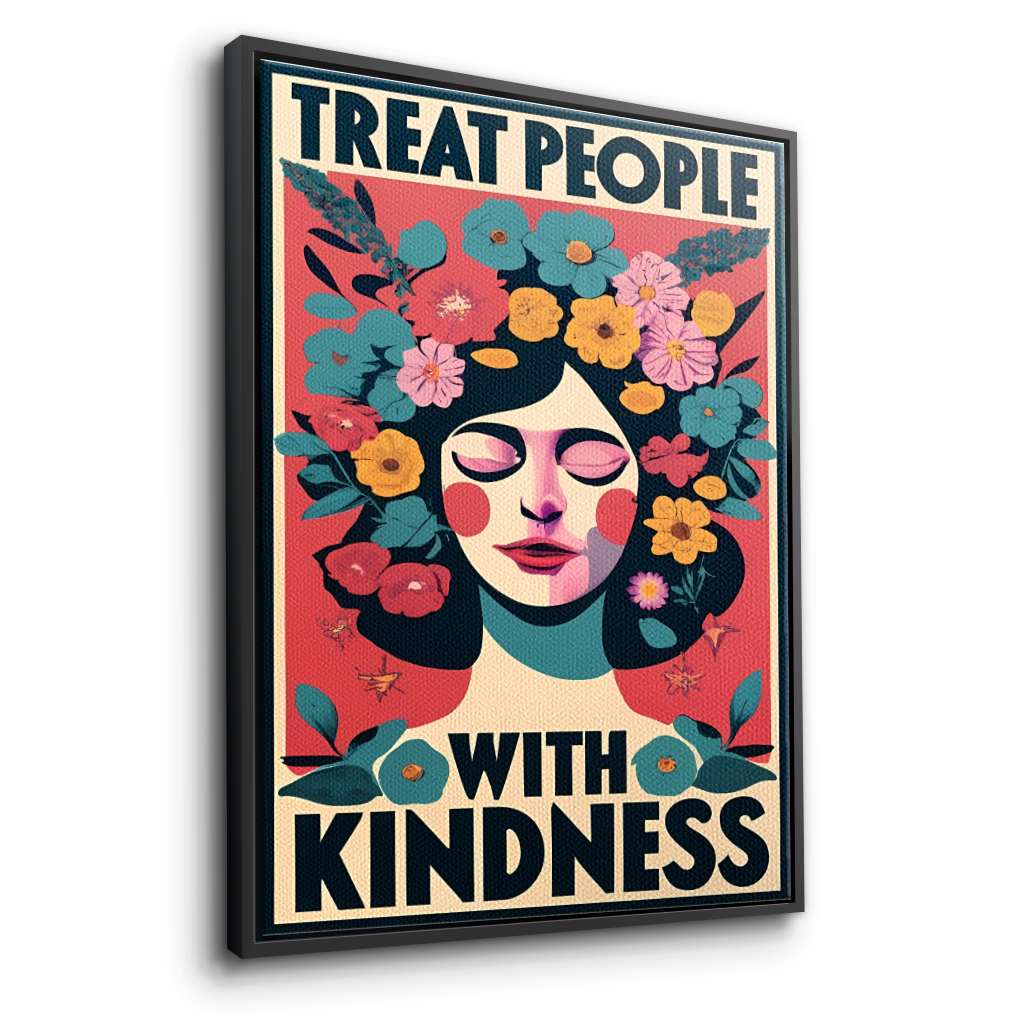 Treat people with kindness 2 - Canvas