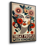 Treat people with kindness 4 - Canvas