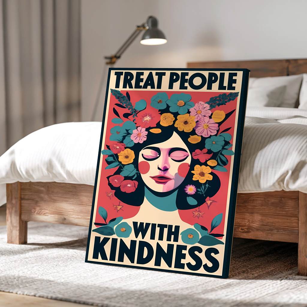 Treat people with kindness 2 - Canvas