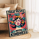 Treat people with kindness 2 - Canvas
